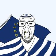angry artist:toniylijani big_nose clothes crooked_nose flag flag:european_union glasses gold_tooth golden_tooth hat israel judaism kike kippah open_mouth screaming series:kikejaks star_of_david stubble variant:patriotjak // 1023x1023 // 27.4KB angry artist:toniylijani big_nose clothes crooked_nose flag flag:european_union glasses gold_tooth golden_tooth hat israel judaism kike kippah open_mouth screaming series:kikejaks star_of_david stubble variant:patriotjak // 1023x1023 // 27.4KB
