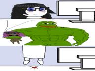 anti_soytan blood buff choking computer frog hanging maggot nazism neovagina nigger pc pepe schutzstaffel speech_bubble strong suicide total_sloptran_death tranny variant:soytan // 1200x900 // 293.2KB