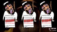 3soyjaks animated arab arm beard bloodshot_eyes bomb brown_eyes brown_skin crying deformed hair hanging islam karbala leg open_mouth rope shia soyjak subvariant:brunetto suicide text tiktok turban variant:bernd video wahhabism // 640x360, 54.5s // 7.5MB