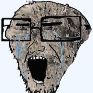 closed_eyes crying glasses hyperion moon open_mouth saturn solar_system soyjak space stretched_mouth stubble variant:soyak // 200x200 // 66.1KB