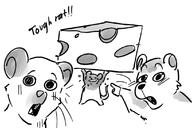 animal arm cheese drawing hand open_mouth pointing rat soy_parody soyjak variant:two_pointing_soyjaks // 1103x734 // 234.4KB
