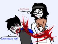 bloodshot_eyes glasses jake jakparty_soy jartycuck open_mouth stubble sword variant:soytan variant:unknown // 4342x3334 // 1.1MB