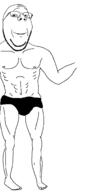 buff full_body glasses no_hand smile soyjak stubble subvariant:wholesome_soyjak swolesome template variant:gapejak // 717x1533 // 71.2KB