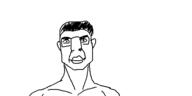 buff closed_mouth ear glasses hair oekaki smile soyjak variant:chudjak // 500x250 // 10.9KB