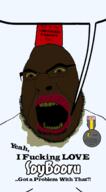 anti_soybooru aryan booru booru.soy brown_skin fez mutt obsessed slopjak soybooru speech_bubble ugly variant:cobson // 821x1489 // 249.1KB