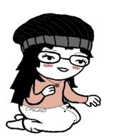 clothes full_body hair homestuck oekaki soytanoe variant:soytan // 400x403 // 7.6KB