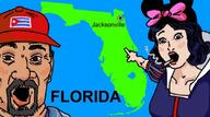 Jacksonville country cuba disney flag:cuba florida map open_mouth pointing soy_parody united_states variant:two_pointing_soyjaks walt_disney_world welcome_to wow_mao // 1080x602 // 199.9KB