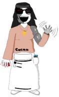beanie blue_eyes blush clothes cyberpunk cyborg dress eyelashes female food full_body glasses hair hat holding_object long_hair necklace nintendo nintendo_switch open_mouth robot shazam shoe soy soyjak soylent soylent_(cacao) sunglasses terminator text tv_(4chan) variant:soytan video_game wave waving // 1352x2196 // 135.9KB