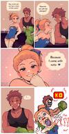ack black_eye boxer comic hair nuts punch speech_bubble super_smash_bros tongue tranny variant:bernd white_skin // 1071x2048 // 314.0KB