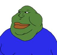 bald clothes eyebags fat frog green green_skin kek latino laughing lips mexico meximutt my_sides pepe smile soyjak variant:meximutt // 888x849 // 14.3KB