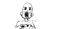 arm glasses hand holding_object nintendo nintendo_switch oekaki open_mouth redraw soyjak stubble video_game // 500x250 // 16.9KB
