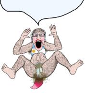 argentina bra country diaper flag flag:argentina flies glasses hairy lipstick looking_at_you makeup poop soyjak speech_bubble_empty tail tranny variant:markiplier_soyjak // 1042x1129 // 861.0KB