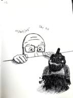 2soyjaks arm art award black_and_white black_skin blush closed_mouth clothes drawfag drawing full_body glasses hand ink jake jartycaca jartycoon jartycuck jartyfaggot jartykike jartynigger jartypedo jartypooner jartyqueer jartyskin jartyspic jartytranny lips map_(pedophile) meta:op_drew_xerself meta:soytober meta:soytober2024 pedophile pet shadow slopjak variant:meximutt variant:platejak yellow_sclera // 1536x2048 // 1.7MB