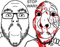 2soyjaks BRIMMIEST_COMMENTS_SECTION☣️☣️☣️_DO_NOT_ENTER☣️☣️☣️ bandage blood glasses hand looking_at_you mustache no_more_brother_wars smile stubble text variant:fisheyejak variant:flartson // 1024x801 // 185.6KB