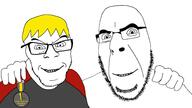 2soyjaks friendship happy looking_at_you nate smile soyjak variant:cobson variant:feraljak // 1920x1080 // 354.0KB