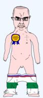 award balding christianity eastern_orthodox flag flag:kurgan_oblast flag:russia full_body glasses hair kurgan_oblast naked nsfw oblast orthodox_cross penis russia skinhead small_penis soyjak subvariant:chudjak_front subvariant:obsessedchud text transparent transparent_background underpants variant:chudjak white_skin // 848x1911 // 41.6KB