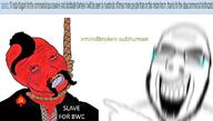 blur closed_eyes clothes crying ear glasses greentext hand hanging hohol laughing oink open_mouth pigger pointing reaction soyjak stepan_bandera stubble subhuman suicide teeth text ukraine variant:cobson variant:wojak zionism // 832x474 // 244.7KB