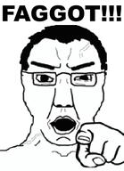 angry chud faggot hand open_mouth pointing pointing_at_viewer subvariant:chudjak_front variant:chudjak // 361x500 // 53.7KB