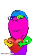 animated arm byonbyon colorful glasses hand holding_object poyopoyo smile soyjak stubble subvariant:wholesome_soyjak variant:gapejak // 265x400 // 207.6KB