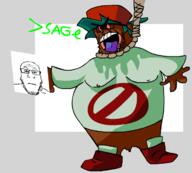 2soyjaks ack angry arm artist:bulgarian black_skin bloodshot_eyes blue_hair boyfriend_(friday_night_funkin') cap closed_mouth clothes fat fnf_pedo friday_night_funkin' full_body glasses greentext hand hanging hat holding_object neutral nsfw open_mouth penis rope sage small_penis soy_parody soyjak stubble subvariant:neutralplier suicide sweating text tongue variant:markiplier_soyjak // 713x642 // 77.8KB
