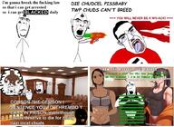 angry anime arm bbc biting_lip black_skin blacked blood bloodshot_eyes clothes comic court crazed crying dead ear earring flag flag:nazi_germany foot glasses gun hand holding_object jail judge leg multiple_soyjaks mustache nazism open_mouth penis queen_of_spades rape sex squirt_gun stubble subvariant:hornyson swastika tattoo text thougher thought_bubble thrembo tongue variant:chudjak variant:cobson variant:soyak yellow_teeth // 892x650 // 216.3KB