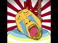 ack closed_eyes clothes crying cunny dead_or_alive_(band) emoticon flag:imperial_japan flag:japan flag:minor_attracted_person imperial_japan japan map_(pedophile) noose open_mouth pedophile rope soyjak spinning stubble suicide teeth tongue tongue_out variant:bernd yellow_skin you_spin_me_round_(like_a_record) 😭 // 960x720, 22.4s // 21.7MB