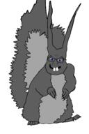 animal arm blue buck_teeth ear full_body glasses grey_squirrel hand leg open_mouth smile soyjak squirrel subvariant:feralsquirrel tail variant:feraljak // 340x512 // 93.8KB