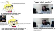 centrist female hasan hasan_piker knowyourmeme kym_tan moist_critikal subvariant:female_feraljak variant:feraljak woman // 1920x1080 // 795.3KB