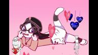 3soyjaks animated avengers clothes dance female glasses hair hat headband heart holding_object open_mouth stubble subvariant:wholesome_soyjak variant:gapejak variant:impish_soyak_ears variant:soytan video walking // 1280x720, 82.9s // 37.9MB