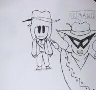 Clover_(Undertale_Yellow) Starlo_(Undertale_Yellow) cowboy_hat deltarune fangame nas soyjak toby_fox undertale undertale_yellow white_background // 1956x1838 // 1.8MB