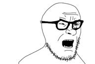 angry bald bread eyebrows glasses john_marston nose open_mouth red_dead_redemption red_dead_redemption_2 soyjak teeth variant:unknown white_background // 1591x1080 // 26.5KB