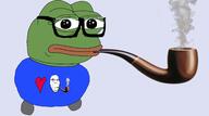 frog glasses i_love pepe pipe smile smoking soyjak stubble variant:cobson // 2675x1490 // 817.5KB