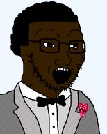 808s_&_heartbreak afro black_skin bowtie clothes glasses kanye_west open_mouth soyjak stubble suit suit_and_tie variant:soyak // 800x1000 // 72.0KB 808s_&_heartbreak afro black_skin bowtie clothes glasses kanye_west open_mouth soyjak stubble suit suit_and_tie variant:soyak // 800x1000 // 72.0KB
