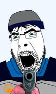 barney_calhoun blue_shirt clothes glasses half-life open_mouth suit teeth // 1500x2500 // 849.7KB