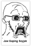 eyes_popping open_mouth raised_eyebrow scared subvariant:doctos tongue variant:soyak wojakland // 169x249 // 24.1KB eyes_popping open_mouth raised_eyebrow scared subvariant:doctos tongue variant:soyak wojakland // 169x249 // 24.1KB