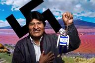 Brown_power Evo_morales ack animated bolivia brown_skin gay hanging indigenous israel judaism nazism socialist swastika variant:bernd video // 542x360, 44.7s // 1.8MB