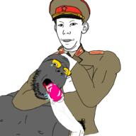 2soyjaks buff clothes collar_tabs communism crying cum drool ear epaulettes gay glasses grey_skin hammer_and_sickle hand hat headlock kgb kuz meta:pornographic_content military_cap military_uniform necktie nsfw open_mouth penis pubic_hair rape smile soot soot_colors soviet_army_uniform soyjak soyjak_party star stubble tongue uniform variant:gapejak variant:kuzjak veiny_cock yaoi // 2000x2000 // 558.8KB