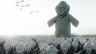 3d airplane arm clothes crowd full_body hand leg marching multiple_soyjaks necktie penis plus smile soyjak stubble suit variant:impish_soyak_ears // 1024x576 // 464.6KB