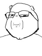 deformed double_chin ear grey_eyes subvariant:jon subvariant:wholesome_soyjak variant:gapejak // 600x800 // 12.8KB