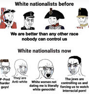 flag:united_kingdom napoleon nazi_germany variant:chudjak variant:soyak white_nationalism wojak zoomer // 1108x1160 // 451.7KB
