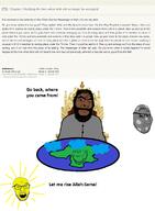 4soyjaks allah angry arabic_text beard biting_lip brown_skin chair closed_mouth cloud ear earth glasses god hadith hair islam moon open_mouth raised_eyebrow stubble sun sunnah text variant:cobson variant:feraljak variant:impish_soyak_ears variant:smugjak yellow_sclera // 846x1153 // 343.9KB