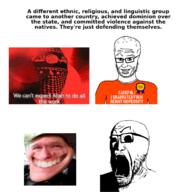 Gaza_strip bald brenton_tarrant clothes gaza glasses idf irl israel ominous open_mouth palestine reddit scared shoplifting stubble tax_evasion terrorist trollface variant:darkiplier variant:markiplier_soyjak variant:unijak // 681x741 // 404.9KB