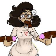 art aryan bbc belgian big_ass big_thighs black_skin bossswagmaster clothes coomer_artstyle drawing fat_ass fat_thighs female girl massive_thighs meta:pornographic_content nigger open_mouth plump pointing sera t-shirt t_shirt thicc thick thunder_thighs tiktok twitter variant:feraljak variant:markiplier_soyjak variant:shirtjak variant:soyak // 1080x1080 // 574.0KB