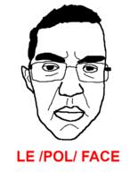 angry closed_mouth ear glasses hair pol_(4chan) soyjak subvariant:patrick text thick_eyebrows variant:chudjak // 550x725 // 14.4KB