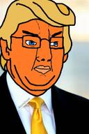 blue_eyes donald_trump orange_skin variant:chudjak // 474x711 // 52.6KB