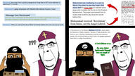 2_corinthians_(bible) 2_corinthians_11:14 arabic_text balaclava bible book christian_cross christian_identity christianity closed_eyes clothes corinthians cross glasses gospel hair hand hands_up haram hat holding_book holy_bible isis islam its_over looking_at_you mask matthew_(bible) matthew_7:15 matthew_7:15-20 priest randocand_(namefag) religion sawiana scripture sermon_on_the_mount smile smug soy soyjak stubble subvariant:ppplier tallit teeth text variant:cobson variant:markiplier_soyjak variant:ppp // 1920x1080 // 532.6KB