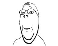 (you) animated generous giving glasses hand smile soyjak stubble subvariant:wholesome_soyjak variant:gapejak // 500x400 // 681.5KB