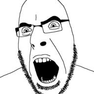ai_generated angry animated gem glasses open_mouth soyjak stable_diffusion stubble transformation variant:cobson // 512x512 // 6.8MB