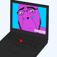 GNULinux Thinkson Thomkson arch_linux concerned manager soyjak stinkpad thinkpad variant:cobson // 1080x1080 // 71.9KB