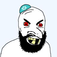 artist:garf beard clothes hat judaism kippah missing_teeth red_eyes subvariant:tetojak subvariant:tetojew template transparent_background yellow_sclera yellow_teeth // 550x550 // 17.0KB